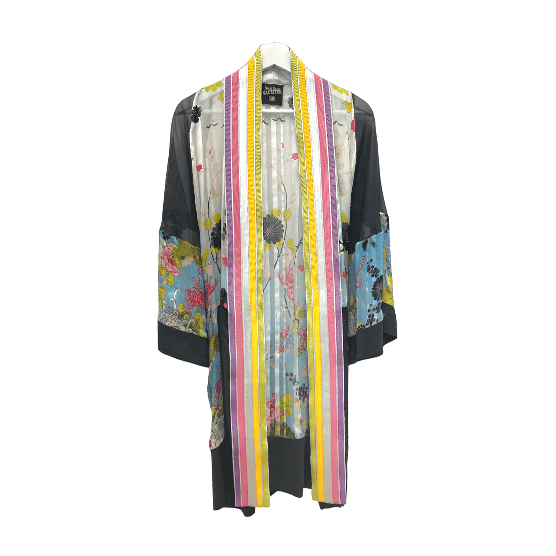 Jean Paul Gaultier Contrast Floral Robe