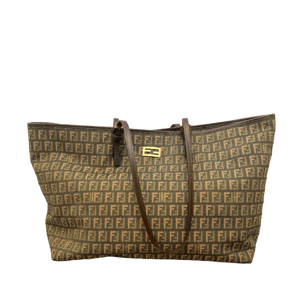 Fendi Zucca Canvas Tote Bag