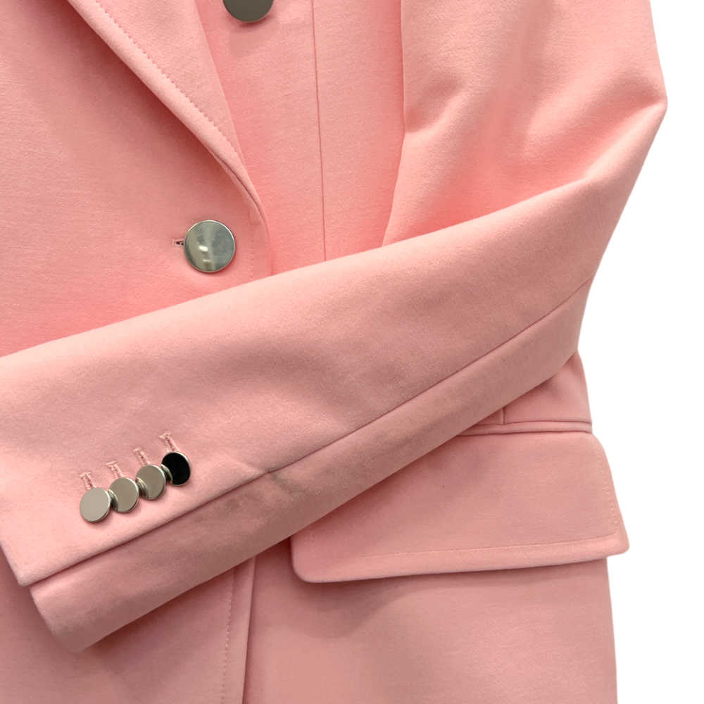 Calvin Klein Pink Velvet Overcoat