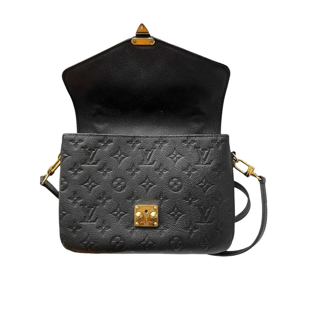 Louis Vuitton Pochette Metis Black Empreinte