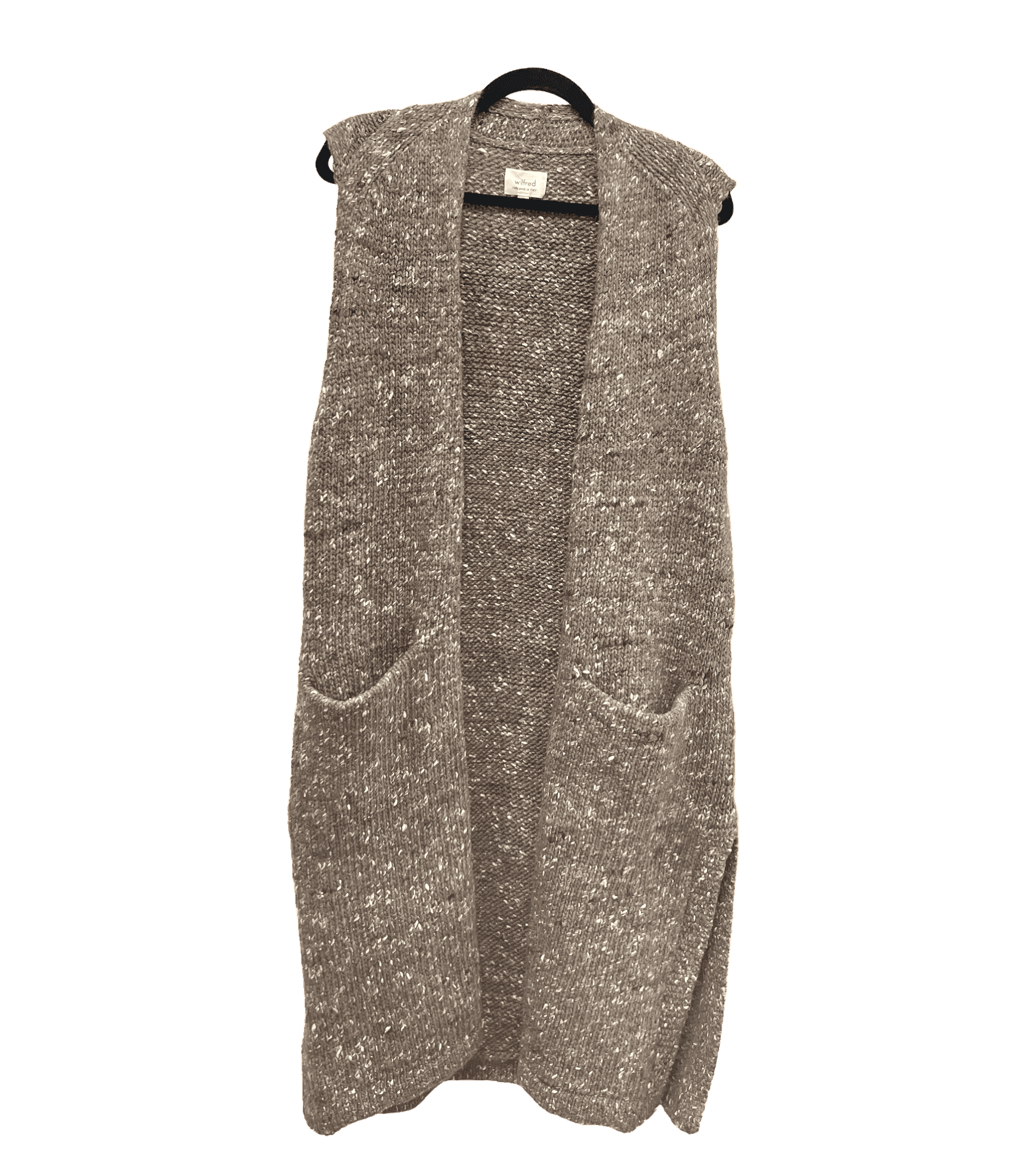 Wilfred Long Open Front Vest