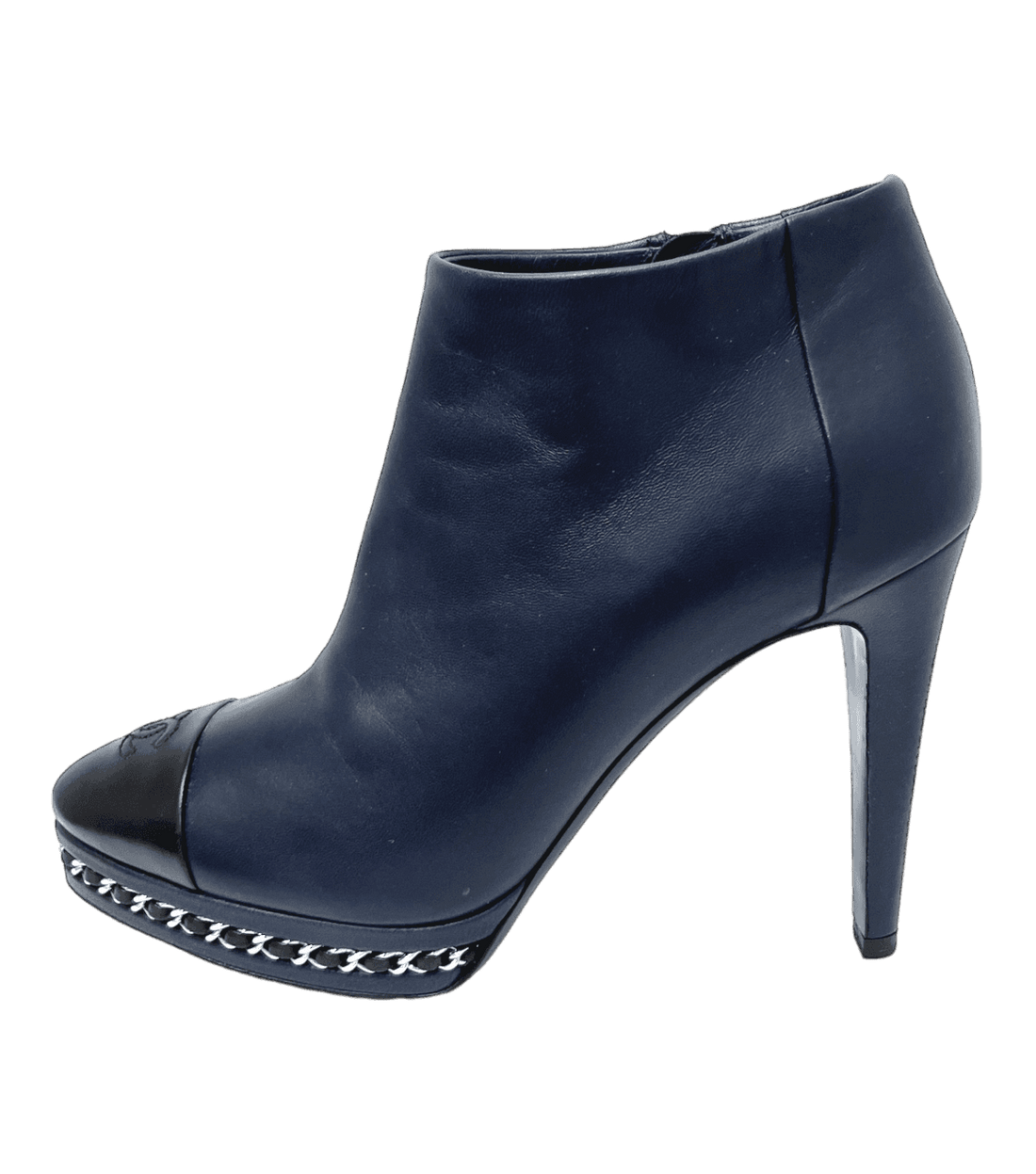 Chanel Cap Toe Platform Boots