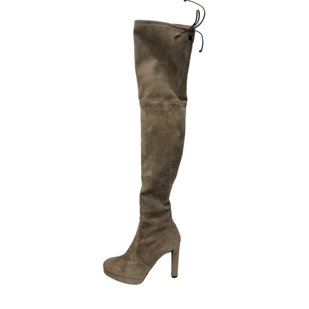 Suede Knee High Highland Boots - 39.5