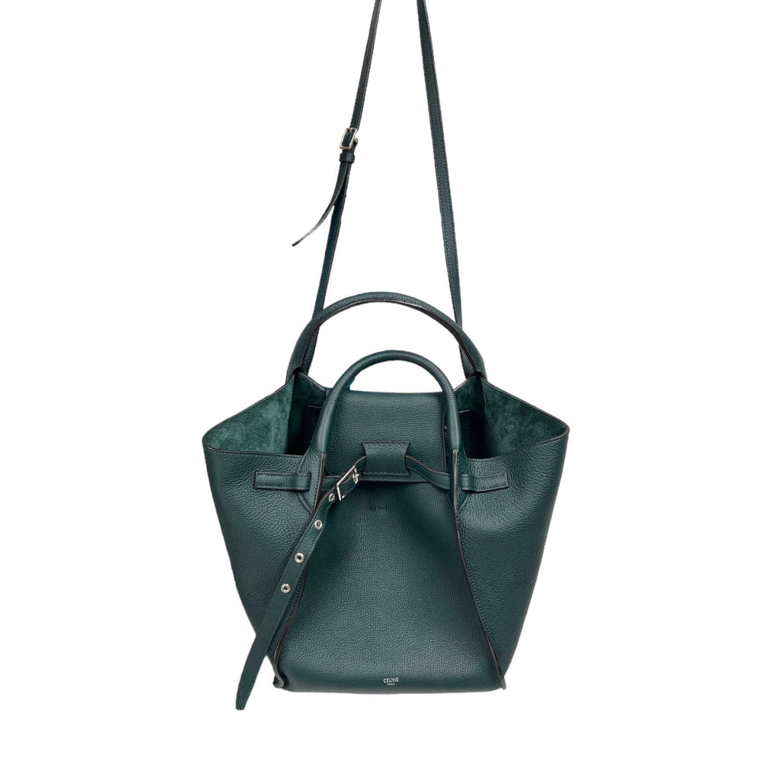 Belted Soft Trapeze Bag