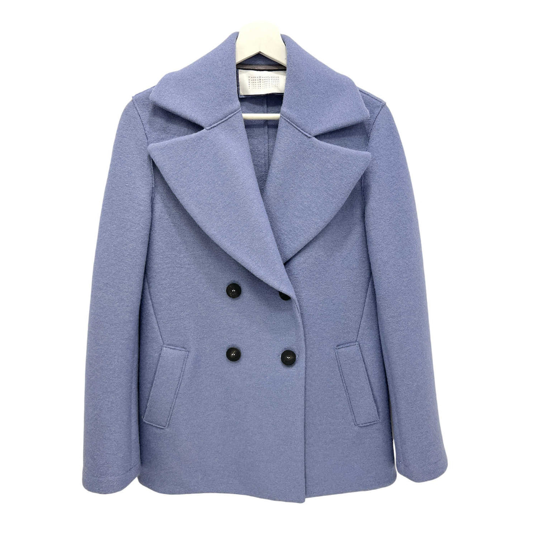 Pressed Wool Peacoat - 40