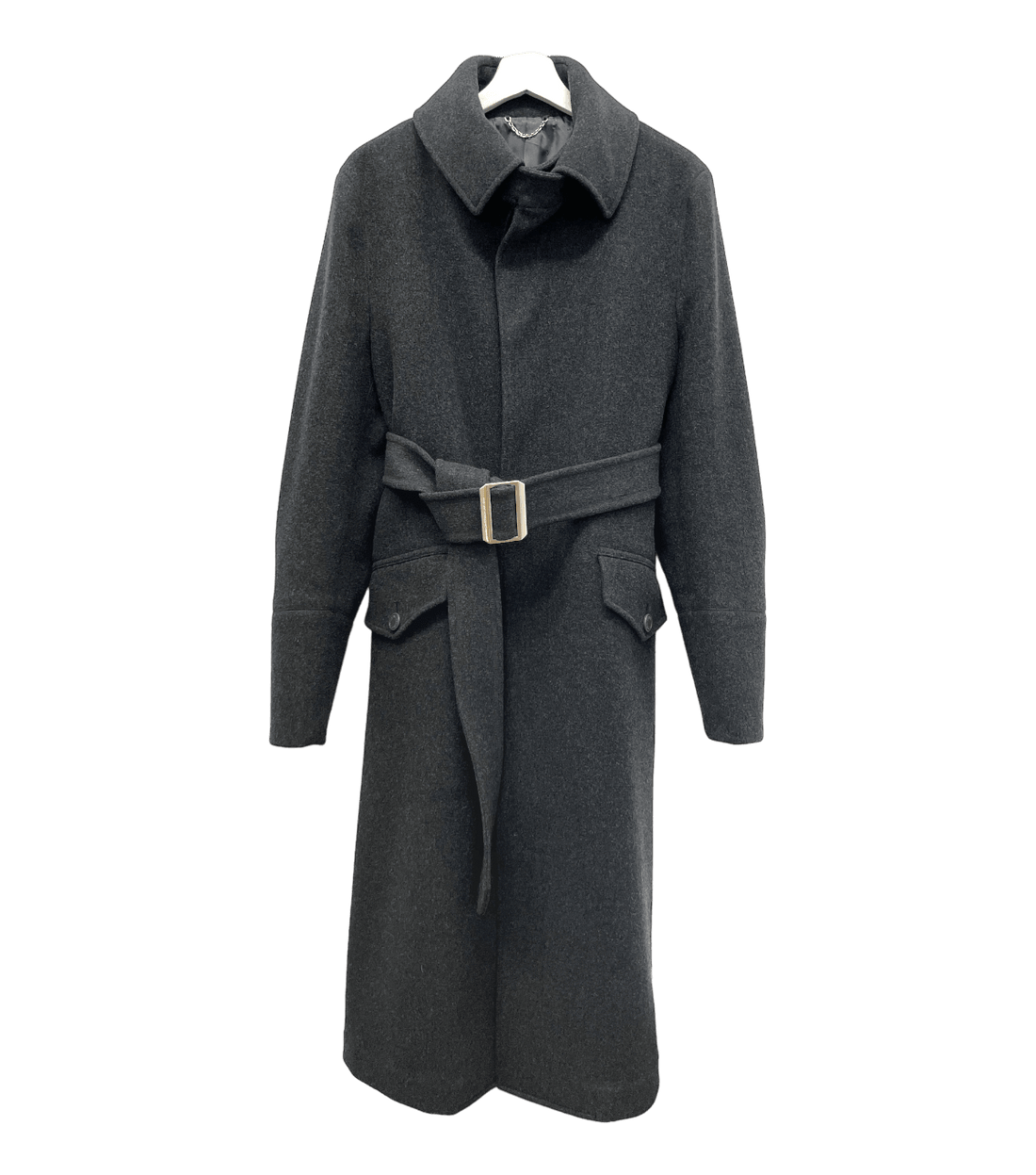 Louis Vuitton Belted Long Wool Coat