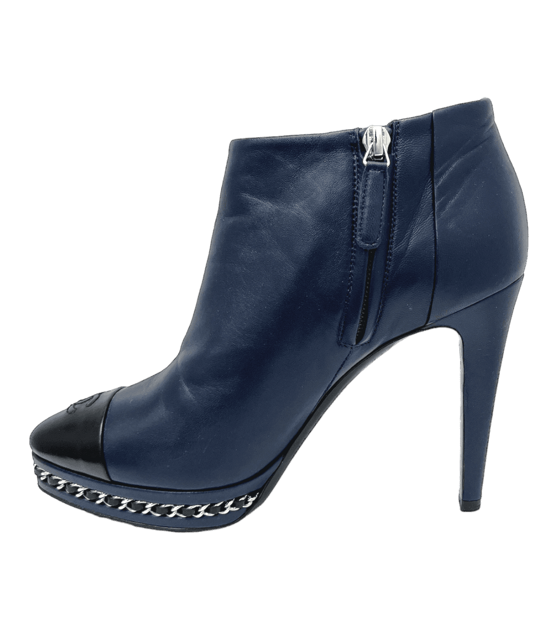 Chanel Cap Toe Platform Boots