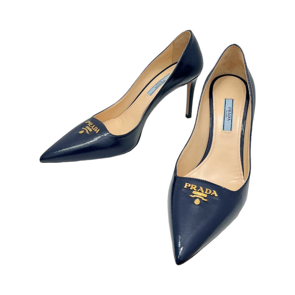 Patent Saffiano Pumps - 38.5