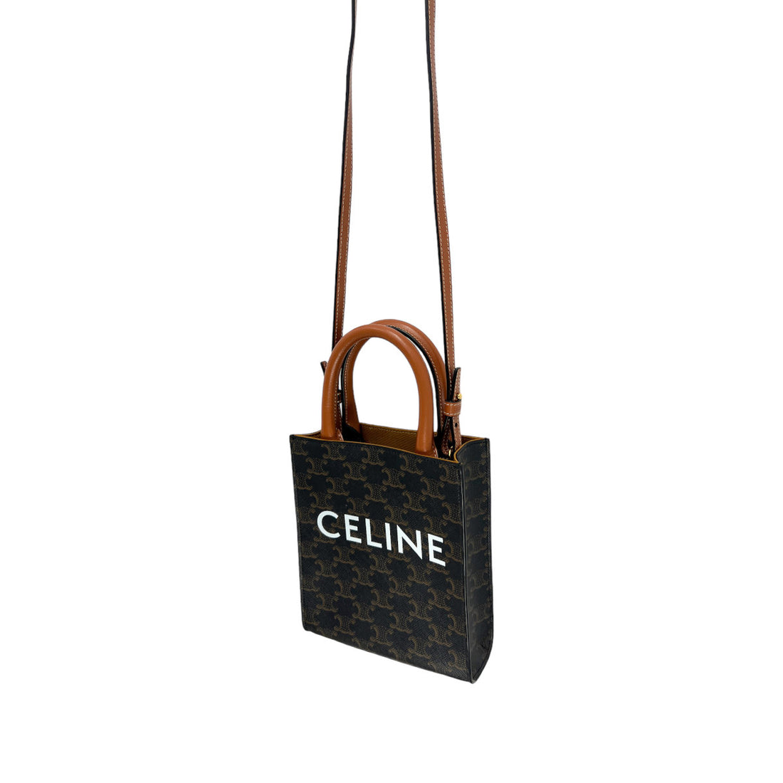 Celine Printed Triomphe Cabas Bag