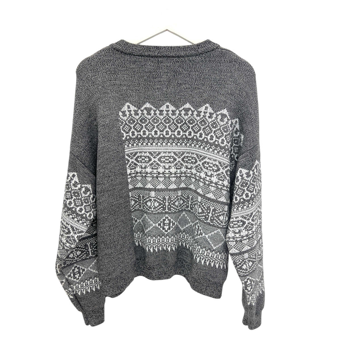 Wool Fair Isle Sweater - M