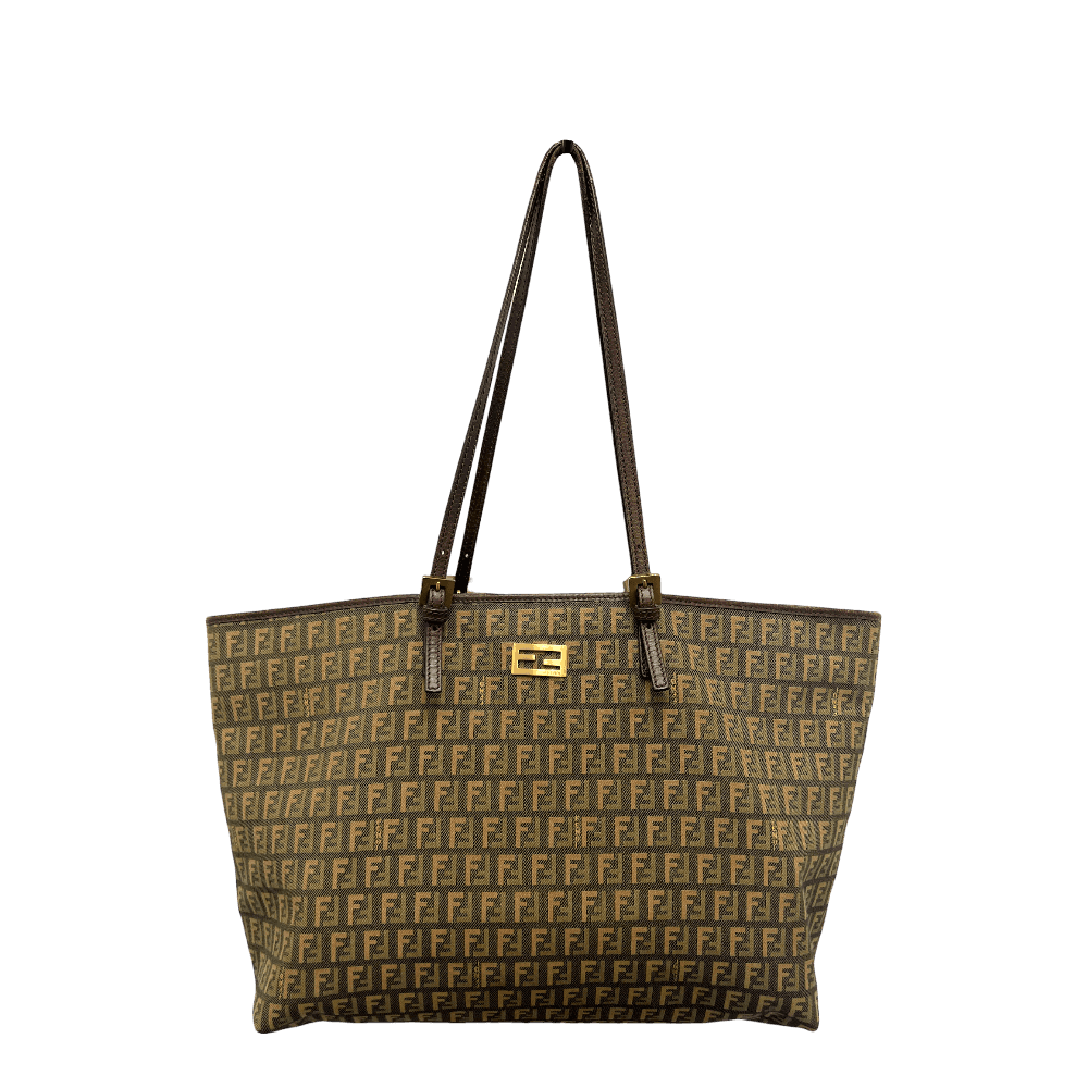 Fendi Zucca Canvas Tote Bag