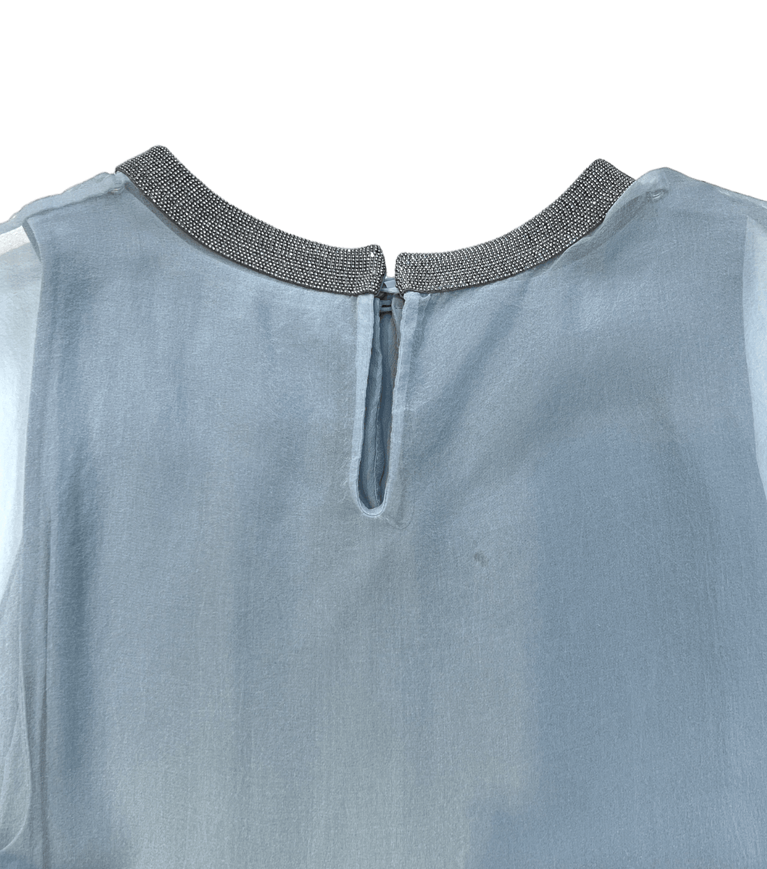 Brunello Cucinelli Beaded Neck Top