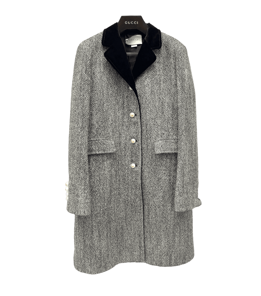 Gucci Pearl Button Coat