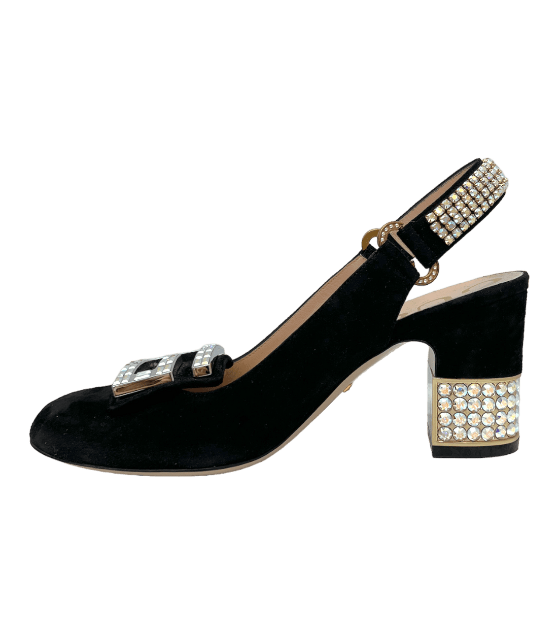 Gucci Crystal Slingback Pumps