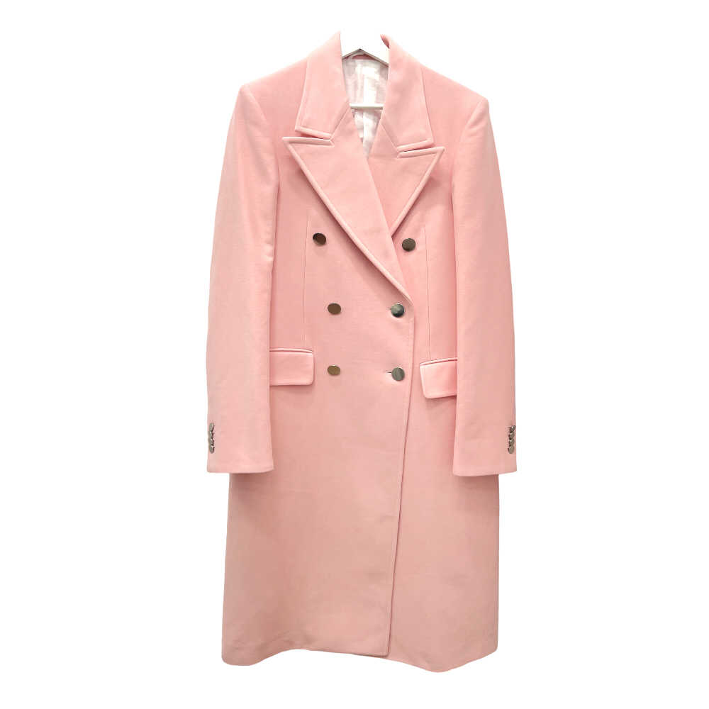 Calvin Klein Pink Velvet Overcoat