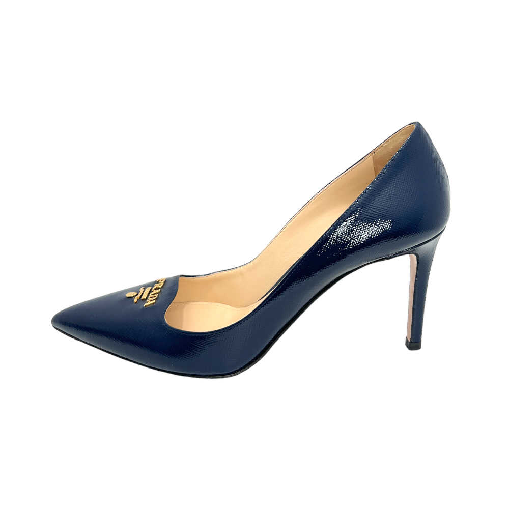 Patent Saffiano Pumps - 38.5