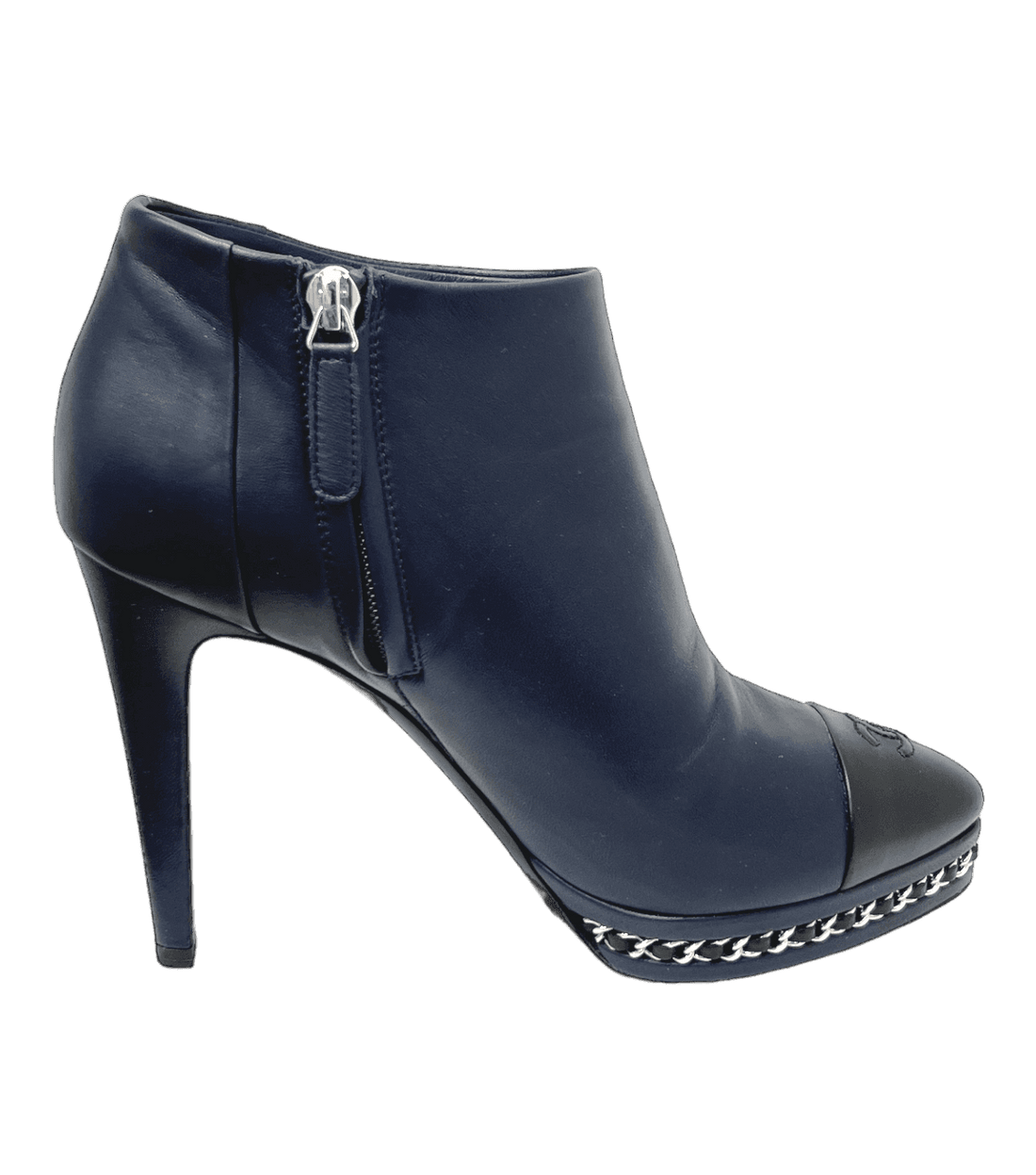 Chanel Cap Toe Platform Boots