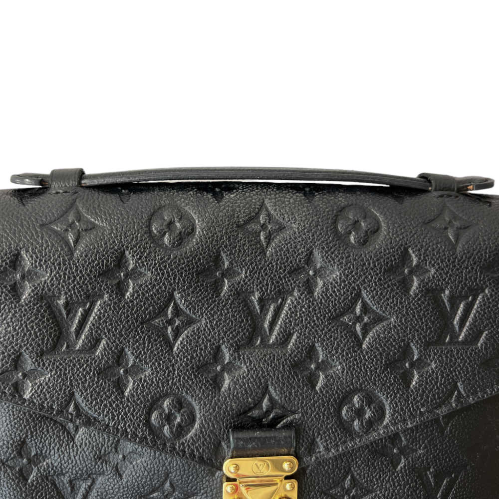 Louis Vuitton Pochette Metis Black Empreinte