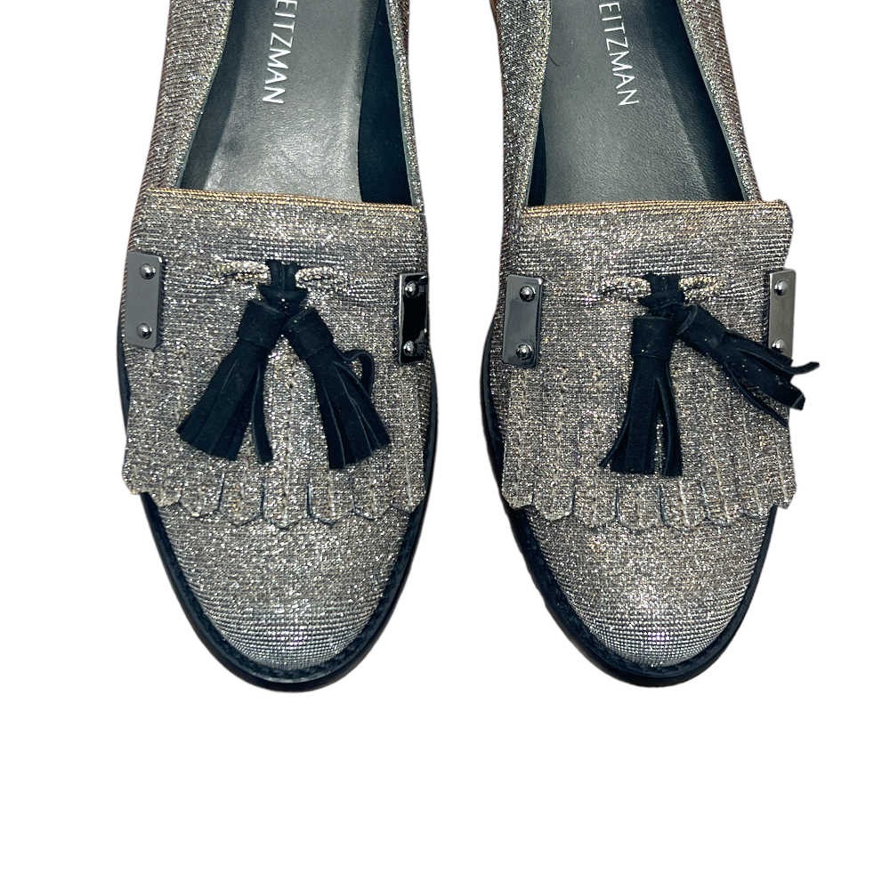 Tasseled Glitter Loafers - 38.5