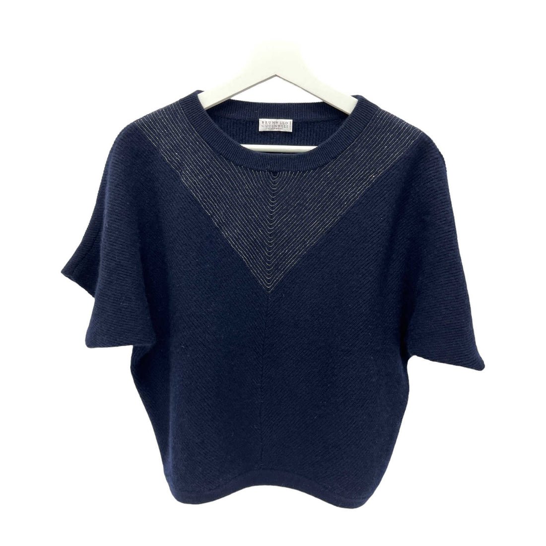 Cashmere Short Sleeve Sweater - S