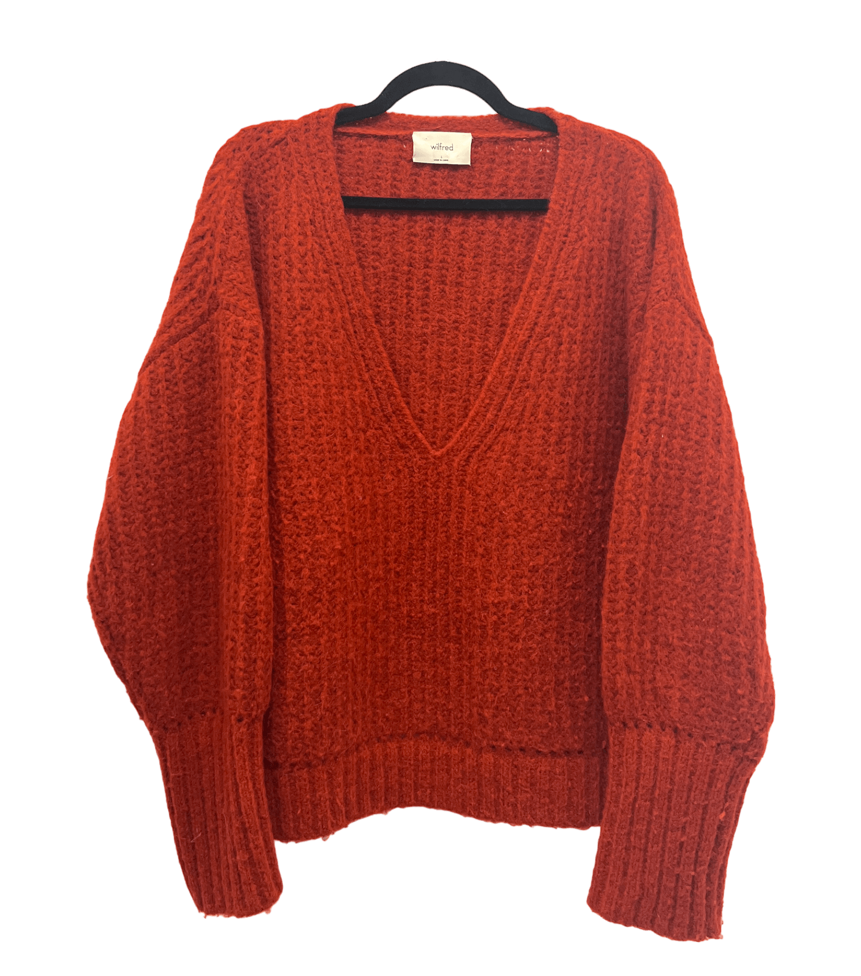 Wilfred Alpaca Blend V-Neck Sweater