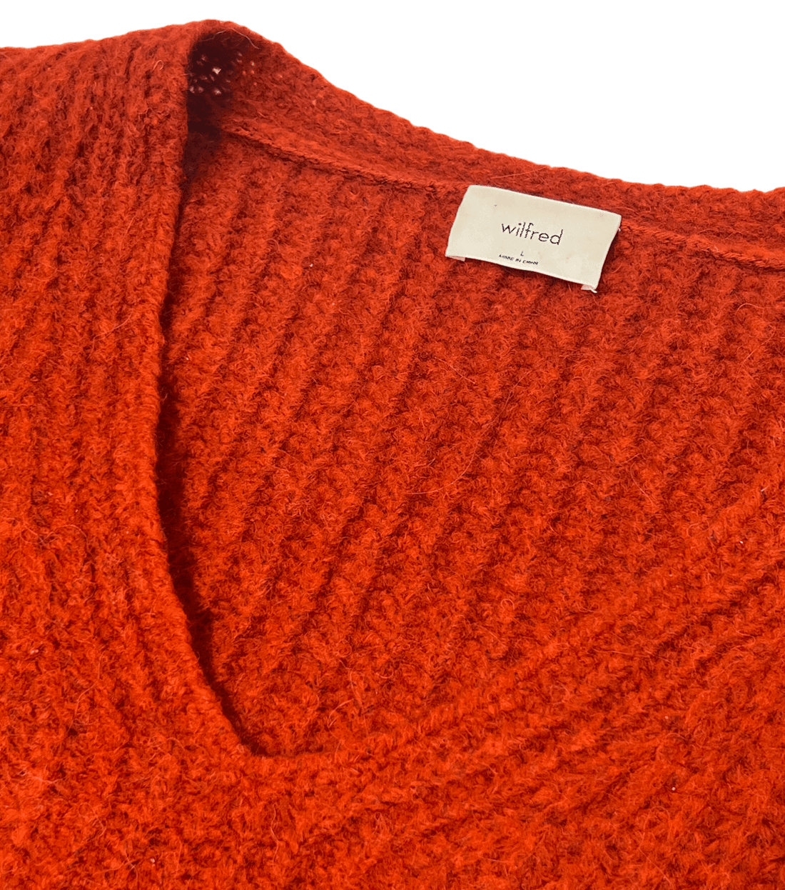 Wilfred Alpaca Blend V-Neck Sweater