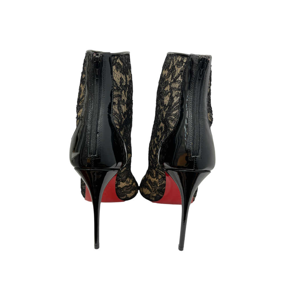 Louboutin Psybootie Sheer Lace Boots