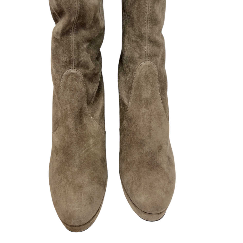 Suede Knee High Highland Boots - 39.5