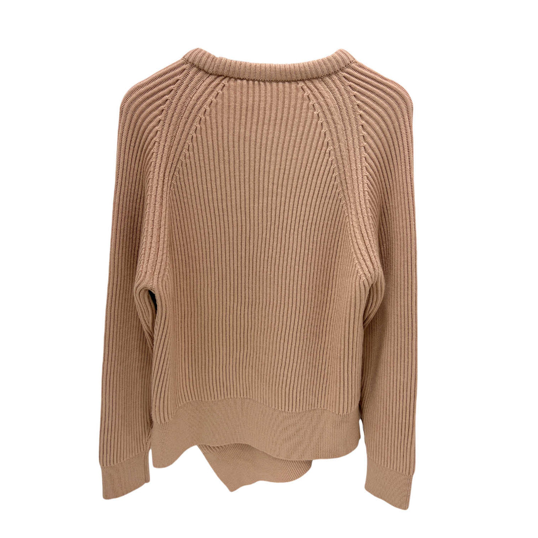 Ribbed Asymmetric Hem Sweater - 8