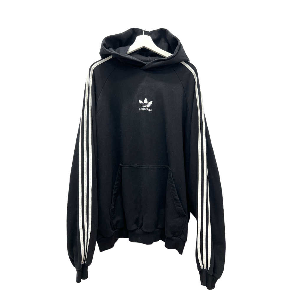 Balenciaga x Adidas Black Oversized Hoodie