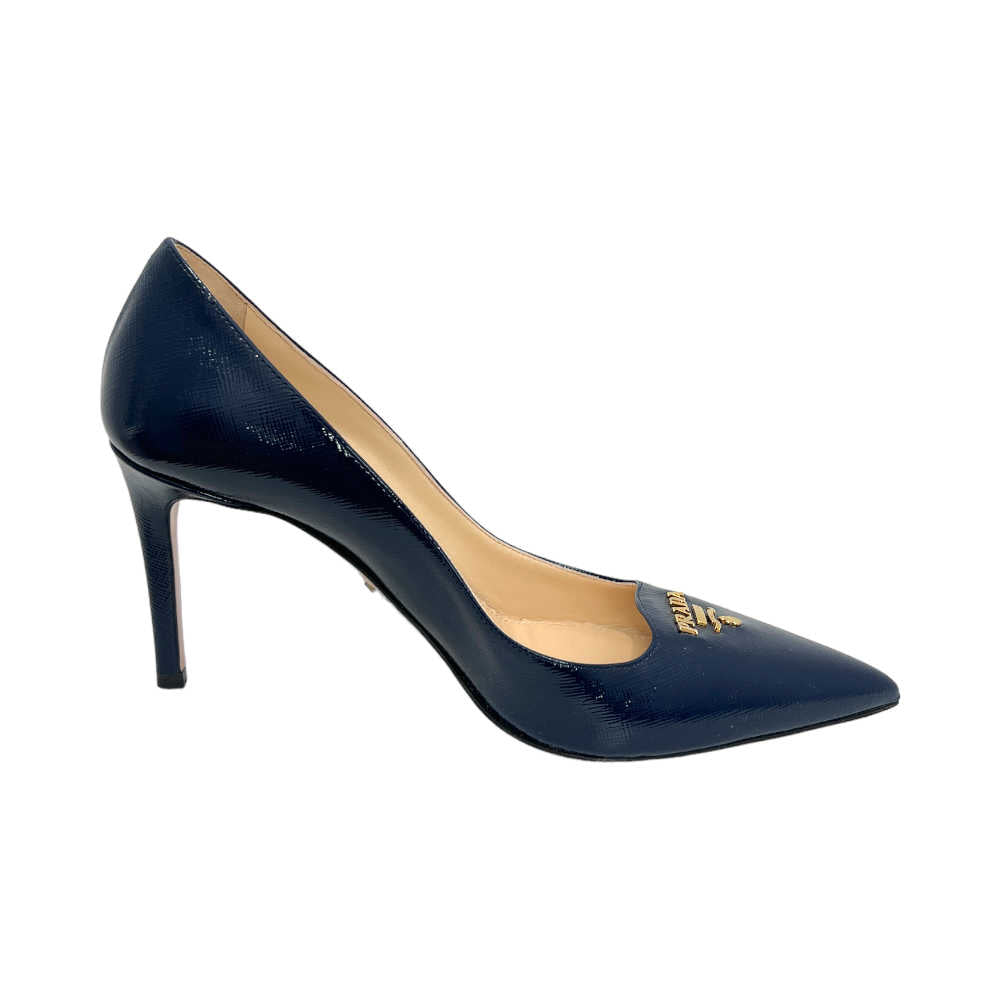 Patent Saffiano Pumps - 38.5