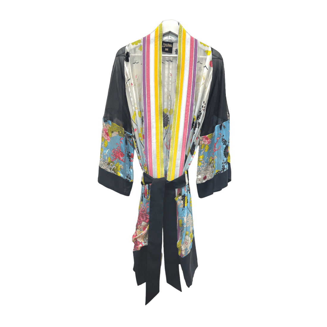 Jean Paul Gaultier Contrast Floral Robe