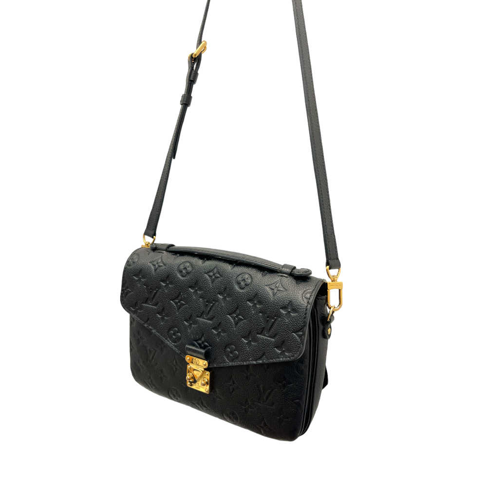 Louis Vuitton Pochette Metis Black Empreinte