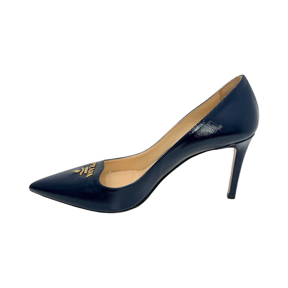 Patent Saffiano Pumps - 38.5