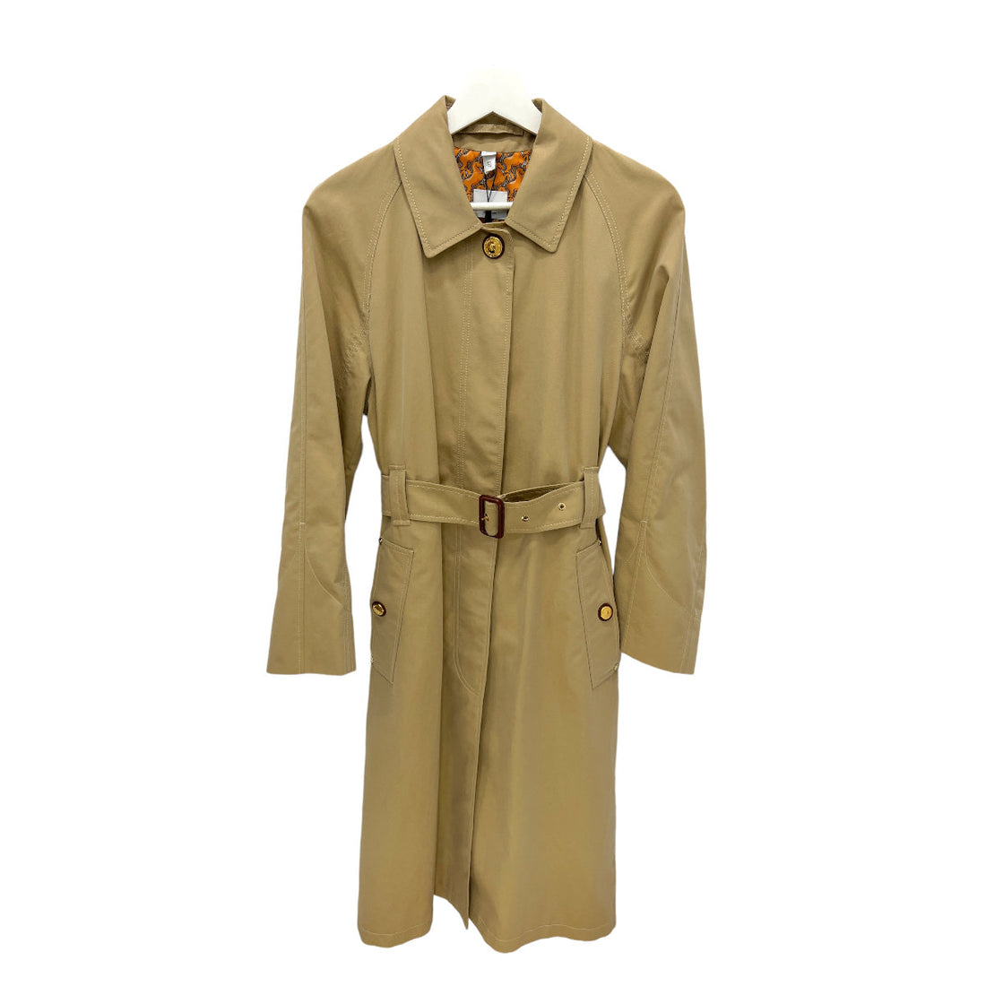 Single Breasted Trench Coat - 2