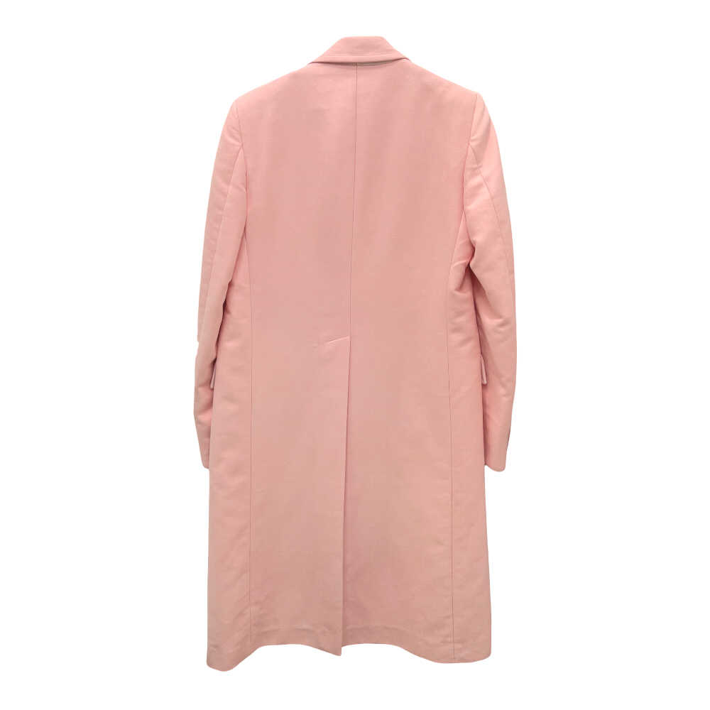 Calvin Klein Pink Velvet Overcoat