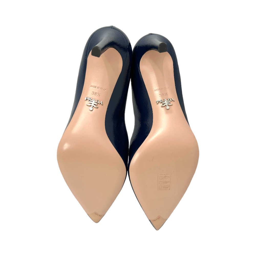 Patent Saffiano Pumps - 38.5