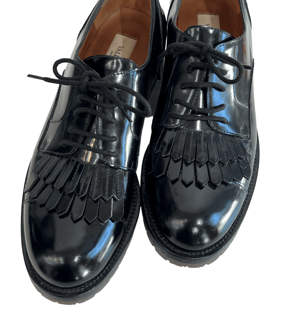 Valentino Fringe Derby Loafers