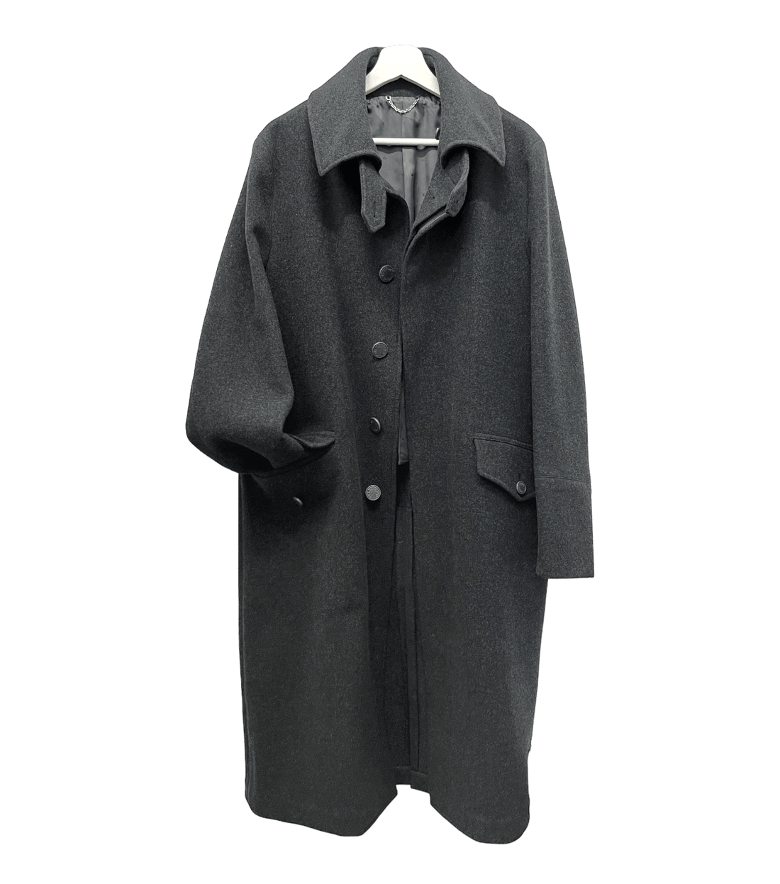 Louis Vuitton Belted Long Wool Coat