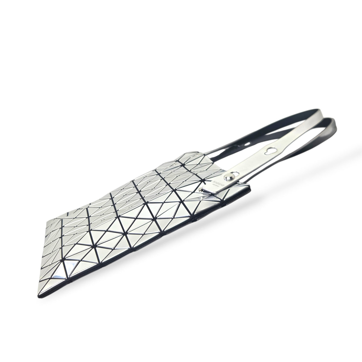 Pre-Owned Bao Bao Issey Miyake Lucent Metallic Tote in Silver