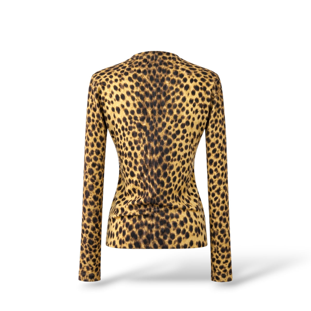Pre-Owned Dolce & Gabbana Leopard-Print Cashmere V-Neck Cardigan