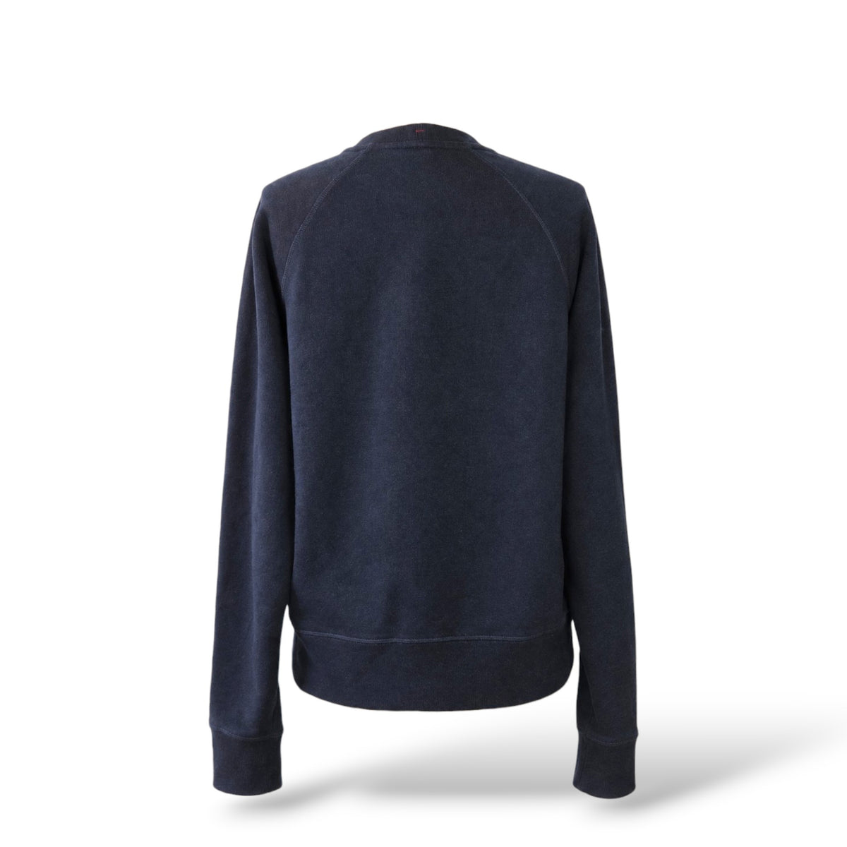 Pre-Owned Moncler Grenoble Navy Blue Padded Nylon Logo Sweatshirt