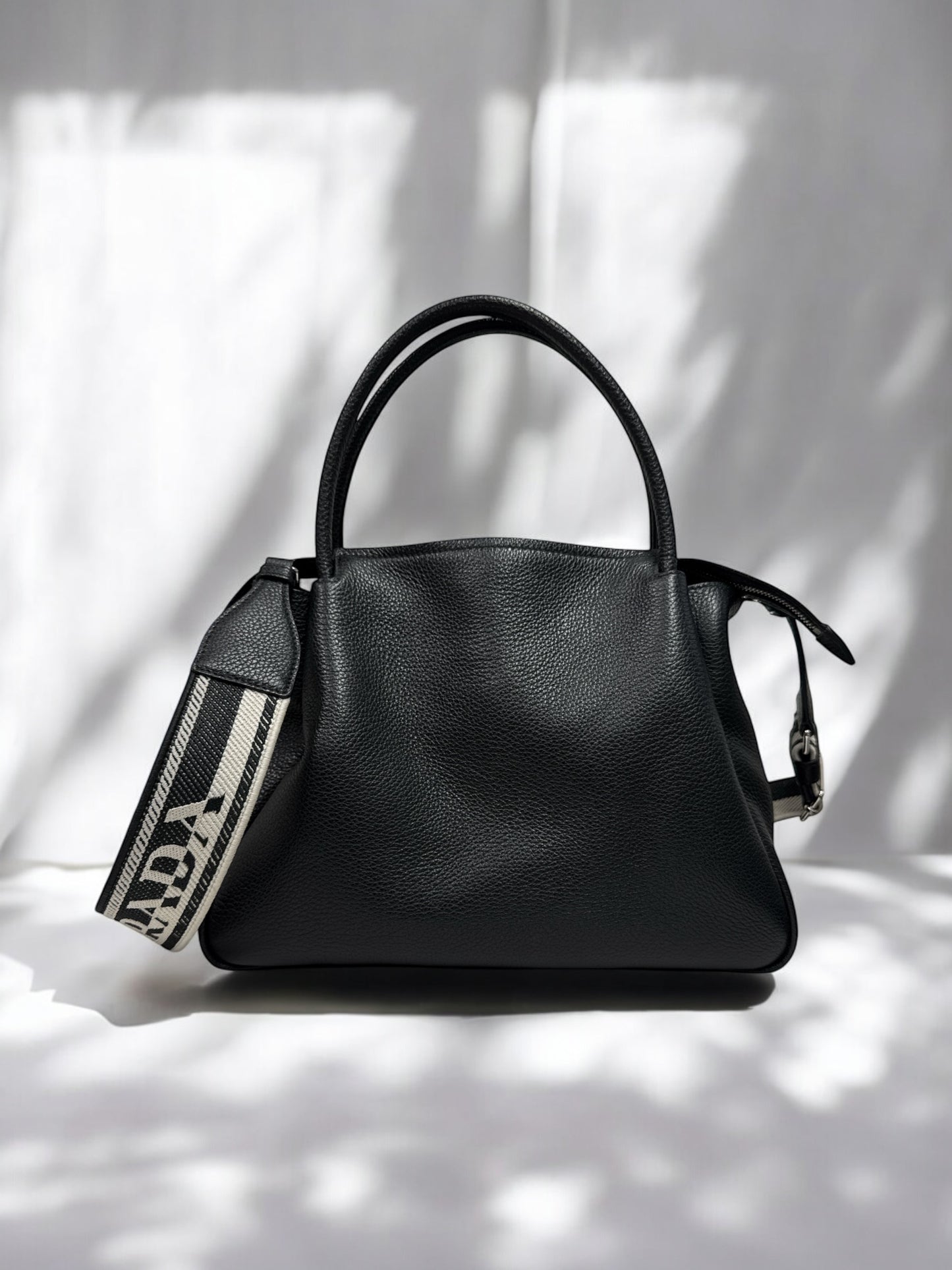 Prada Cervo Flou Handle Bag