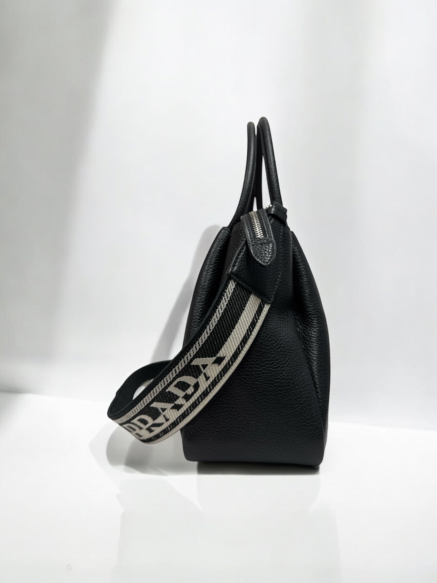 Prada Cervo Flou Handle Bag