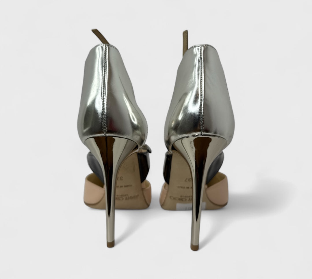 Jimmy Choo Typhoon Leather Pumps Size 37