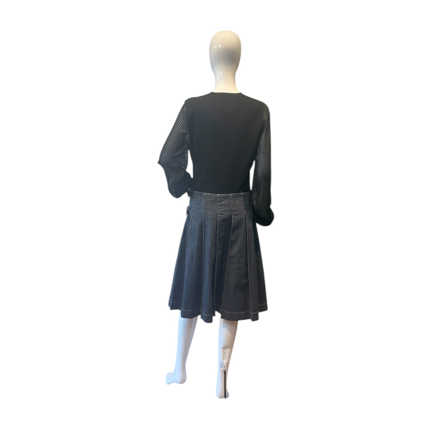 Preowned-Burberry Wrap Madi Skirt (10)