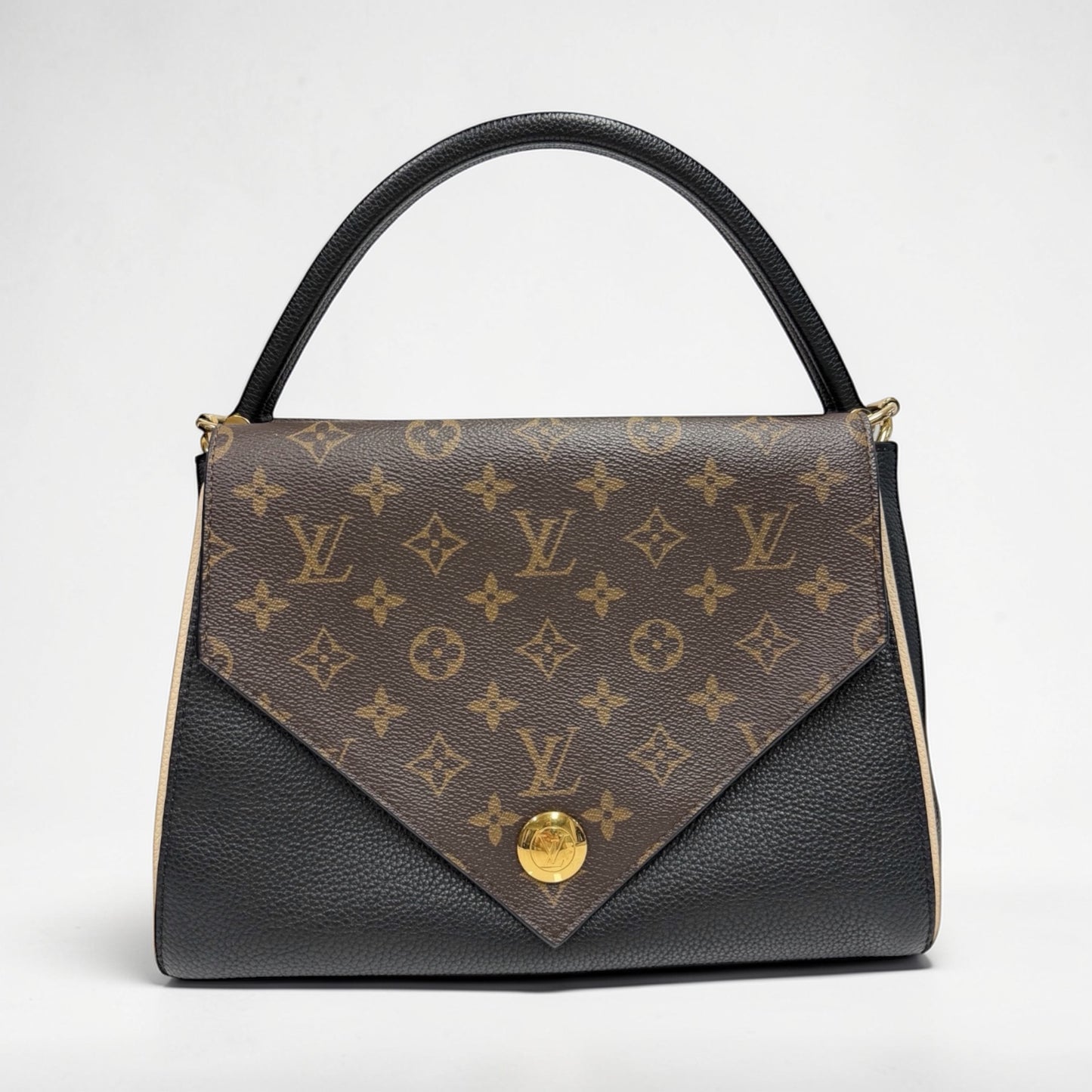 Preowned Louis Vuitton Double V  Mono Leather  Authenthic