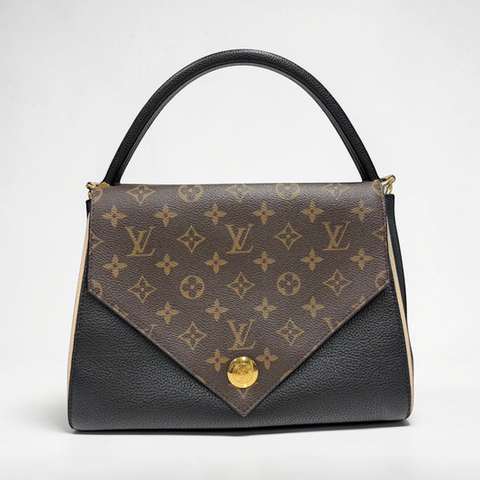 Preowned Louis Vuitton Double V  Mono Leather  Authenthic