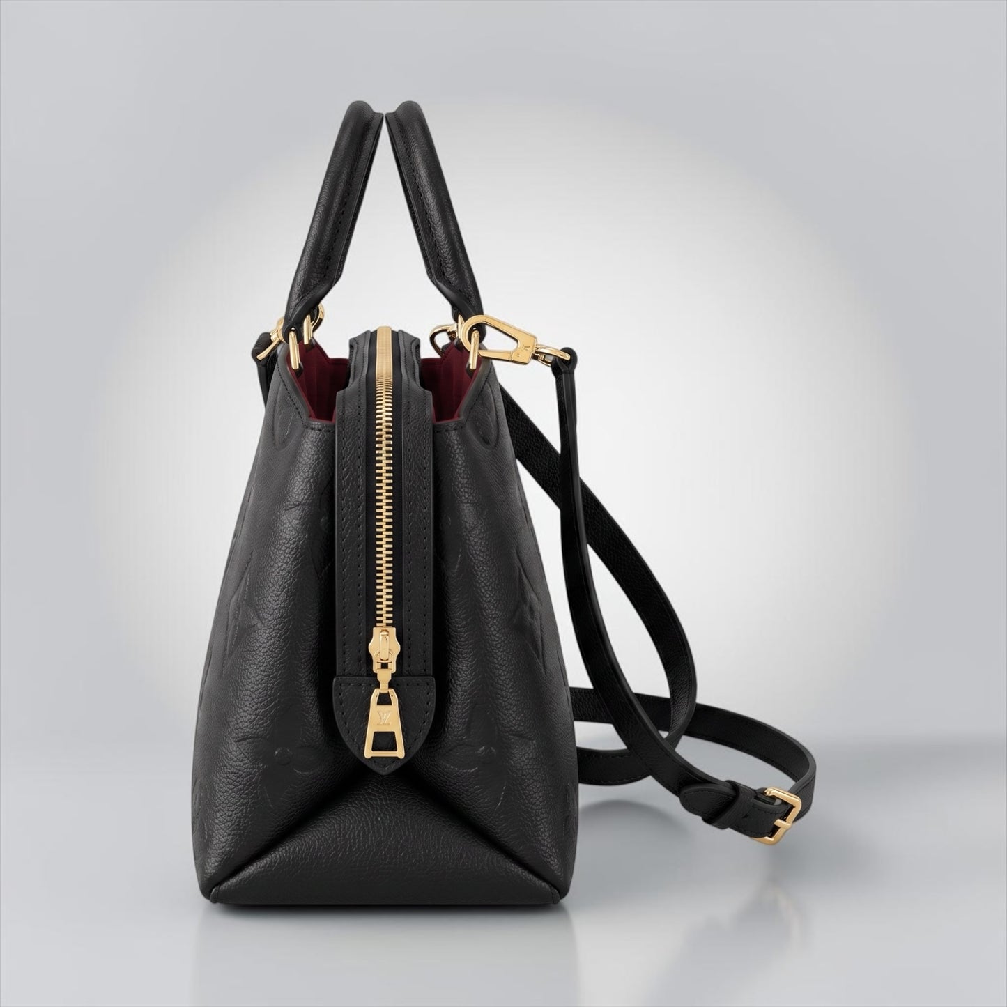 Pre-Owned Louis Vuitton Petit Palais Black Monogram Empreinte Leather Top Handle Tote Gold Hardware — Excellent | Style Reissue Vancouver