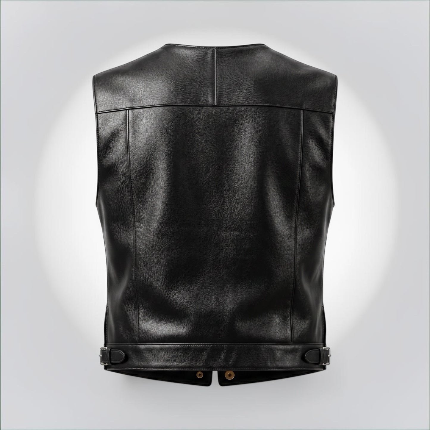 Pre-Owned Hermès Black Goatskin Leather Vest Quilted Lining Size 38 — Pristine | Style Reissue Vancouver